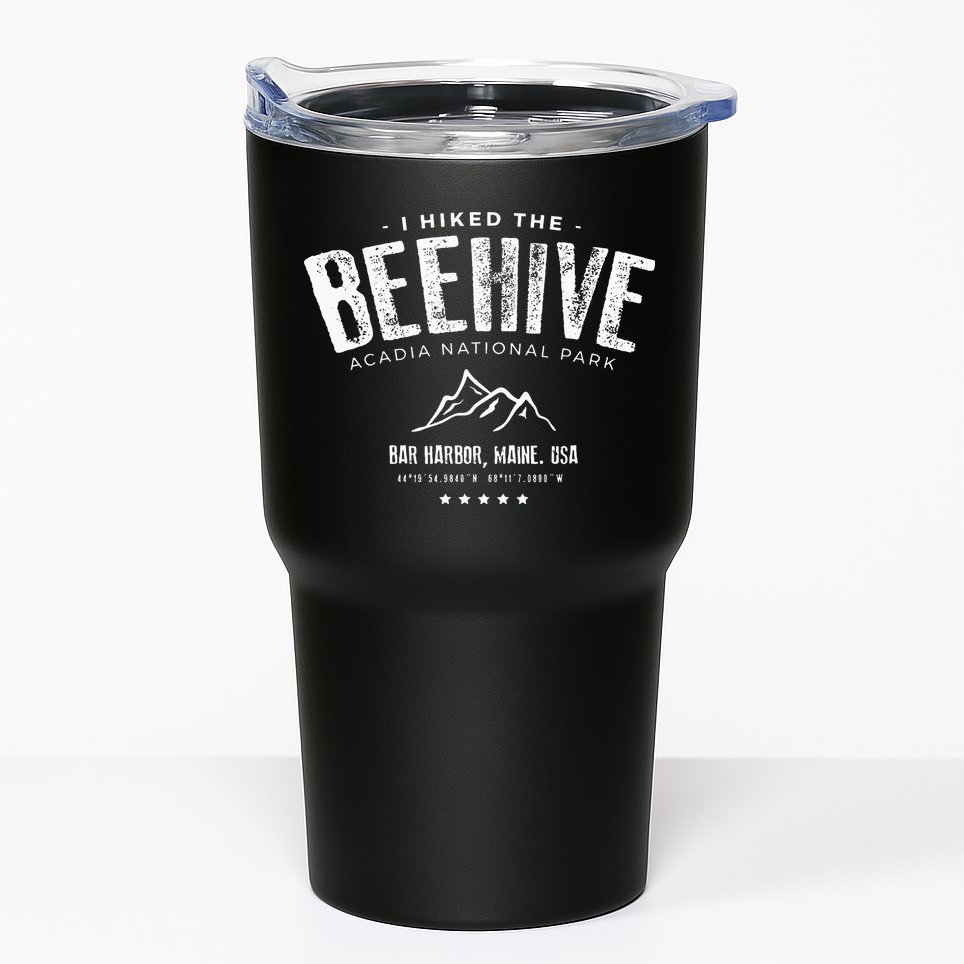 I Hiked The Beehive Trail Acadia National Park Tumbler