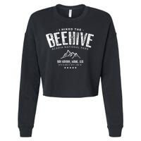 I Hiked The Beehive Trail Acadia National Park Cropped Pullover Crew