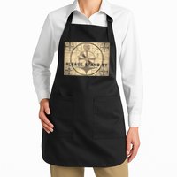 Indian Head TV Test Pattern Old Television Color Bars Apron