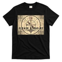 Indian Head TV Test Pattern Old Television Color Bars T-Shirt