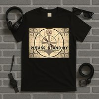 Indian Head TV Test Pattern Old Television Color Bars T-Shirt