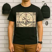 Indian Head TV Test Pattern Old Television Color Bars T-Shirt