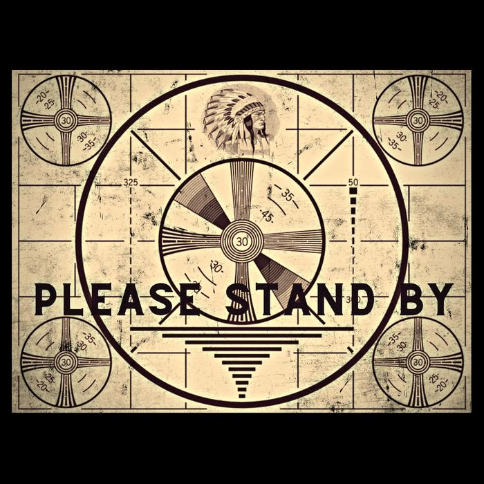 Indian Head TV Test Pattern Old Television Color Bars T-Shirt