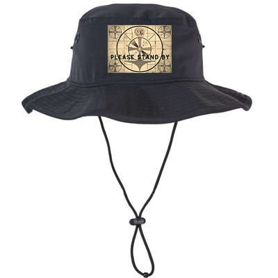 Indian Head TV Test Pattern Old Television Color Bars Bucket Hat