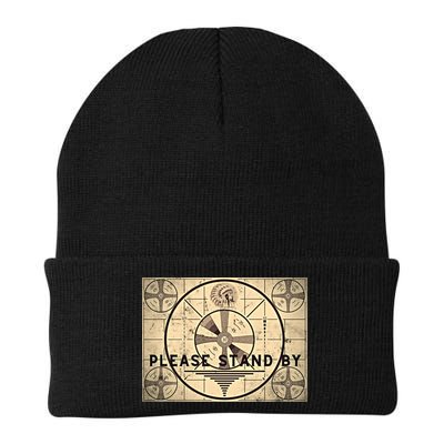 Indian Head TV Test Pattern Old Television Color Bars Beanie