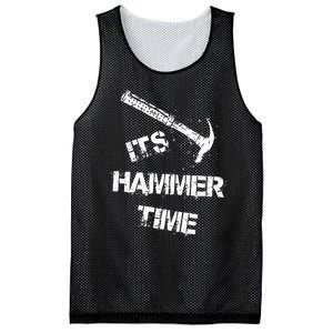 Its Hammer Time Gift For A Carpenter Or Tradesmen Mesh Reversible Basketball Jersey Tank