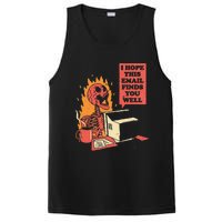 I Hope This Email Finds You Well Funny Skeleton PosiCharge Competitor Tank