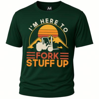 Im Here To Fork Stuff Up Forklift Driver Forklift Performance Shirt