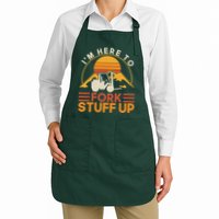 Im Here To Fork Stuff Up Forklift Driver Forklift Apron