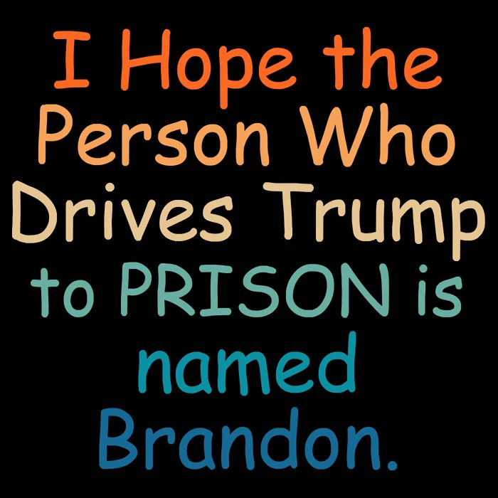 I Hope The Person Who Drives Trump To Prison Named Brandon Visor