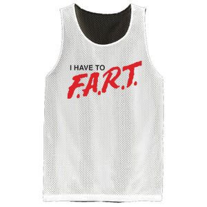 I Have To Fart Mesh Reversible Basketball Jersey Tank