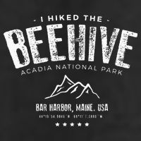 I Hiked The Beehive Trail Acadia National Park 7 Panel Mesh Trucker Snapback Hat