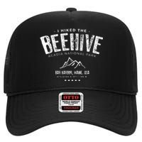 I Hiked The Beehive Trail Acadia National Park High Crown Mesh Back Trucker Hat