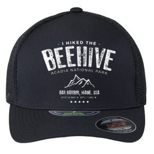 I Hiked The Beehive Trail Acadia National Park Flexfit Unipanel Trucker Cap