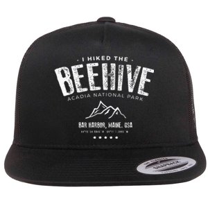 I Hiked The Beehive Trail Acadia National Park Flat Bill Trucker Hat