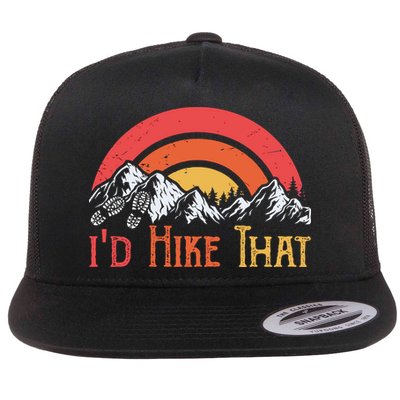 Id Hiker That Flat Bill Trucker Hat