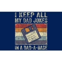 I Keep All My Dad Jokes In A Dad-A-Base Vintage Father Dad Bumper Sticker