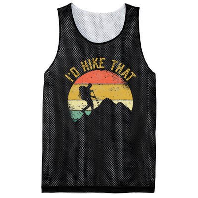 ID Hike That Mountains Hiking Hiker Mesh Reversible Basketball Jersey Tank