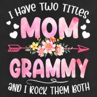 I Have Two Titles Mom And Grammy Mothers Day Gifts Adult Drive Performance Visor
