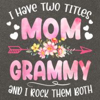 I Have Two Titles Mom And Grammy Mothers Day Gifts Cotton Canvas Backpack
