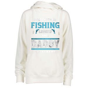 I Have Two Titles Fishing Legend And Daddy Fisher Dad Meaningful Gift Womens Funnel Neck Pullover Hood