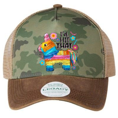 Id Hit That Funny Mexican Llama Pinata Legacy Tie Dye Trucker Hat