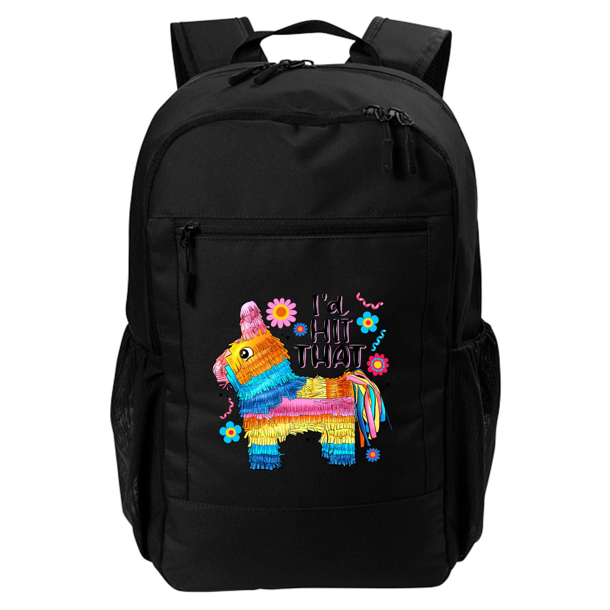 Id Hit That Funny Mexican Llama Pinata Backpack