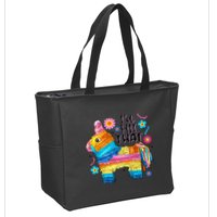 Id Hit That Funny Mexican Llama Pinata Zip Tote Bag