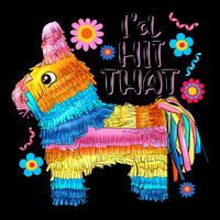 Id Hit That Funny Mexican Llama Pinata Zip Tote Bag