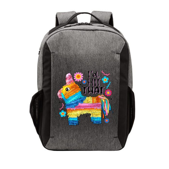 Id Hit That Funny Mexican Llama Pinata Vector Backpack