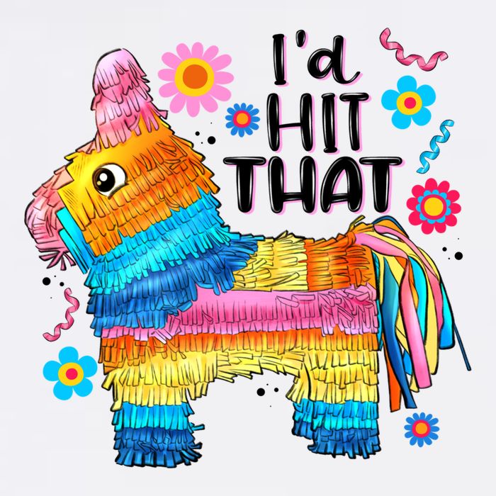 Id Hit That Funny Mexican Llama Pinata Cooling Performance Crew T-Shirt
