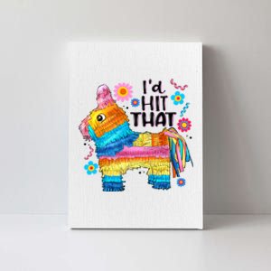 Id Hit That Funny Mexican Llama Pinata Canvas