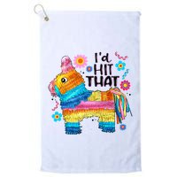Id Hit That Funny Mexican Llama Pinata Golf Towel