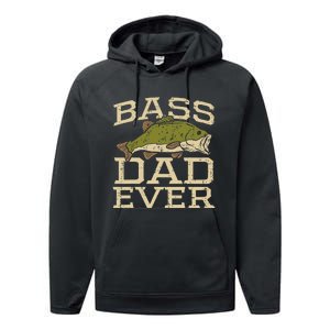 I Have Two Titles Fisherman Dad Bass Fishing Father's Day Performance Fleece Hoodie