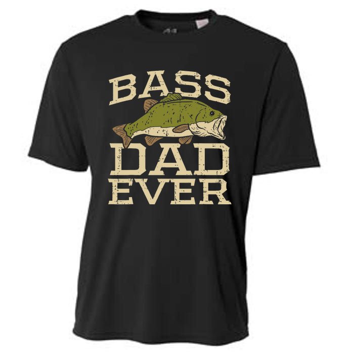 I Have Two Titles Fisherman Dad Bass Fishing Father's Day Cooling Performance Crew T-Shirt