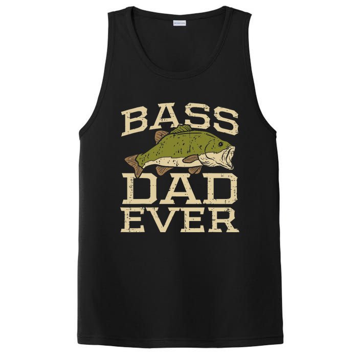 I Have Two Titles Fisherman Dad Bass Fishing Father's Day PosiCharge Competitor Tank