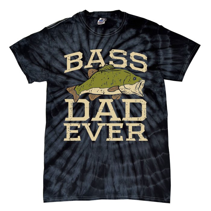 I Have Two Titles Fisherman Dad Bass Fishing Father's Day Tie-Dye T-Shirt