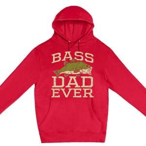 I Have Two Titles Fisherman Dad Bass Fishing Father's Day Premium Pullover Hoodie