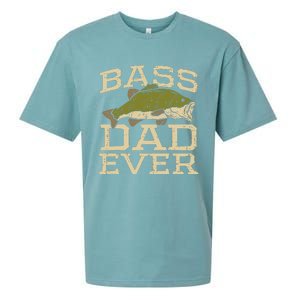 I Have Two Titles Fisherman Dad Bass Fishing Father's Day Sueded Cloud Jersey T-Shirt