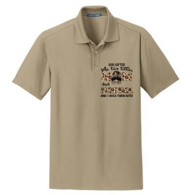 I Have Two Titles Mom And Assistant Principal Mothers Day Gift Dry Zone Grid Polo