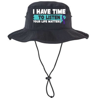 I Have Time Your Life Matters Suicide Awareness Bucket Hat