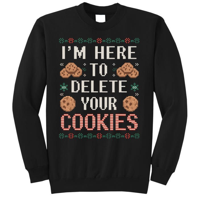 IM Here To Delete Your Cookies Christmas Programmer Sweatshirt