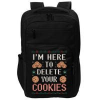 IM Here To Delete Your Cookies Christmas Programmer Impact Tech Backpack