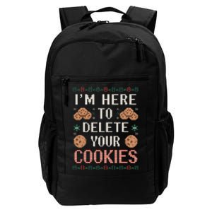 IM Here To Delete Your Cookies Christmas Programmer Daily Commute Backpack