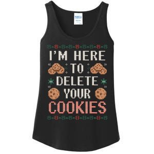 IM Here To Delete Your Cookies Christmas Programmer Ladies Essential Tank