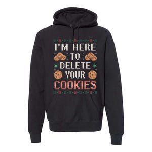 IM Here To Delete Your Cookies Christmas Programmer Premium Hoodie