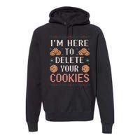 IM Here To Delete Your Cookies Christmas Programmer Premium Hoodie