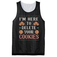 IM Here To Delete Your Cookies Christmas Programmer Mesh Reversible Basketball Jersey Tank