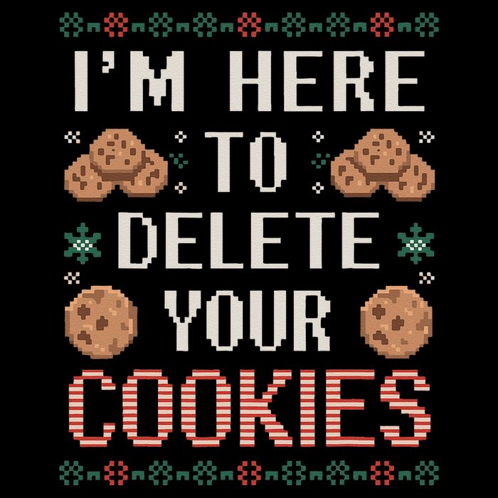 IM Here To Delete Your Cookies Christmas Programmer Mousepad