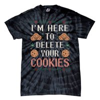 IM Here To Delete Your Cookies Christmas Programmer Tie-Dye T-Shirt